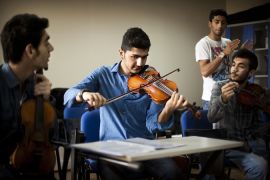 Members of the Sulukule Youth Orchestra say music is in their blood [Italo Rondinella/Al Jazeera]