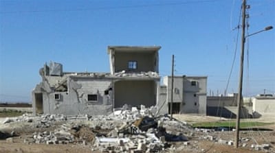 The Aboud's home in Syria is now a shell of collapsed walls and rubble [Photo courtesy of Aboud family]