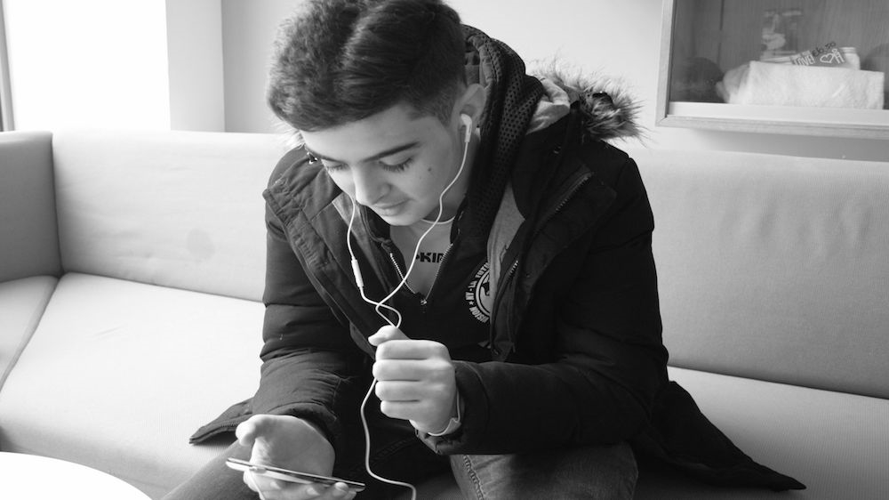 Ahmed has learned to cook and sends his mother photographs for her approval [  Caelainn Hogan/Al Jazeera] 