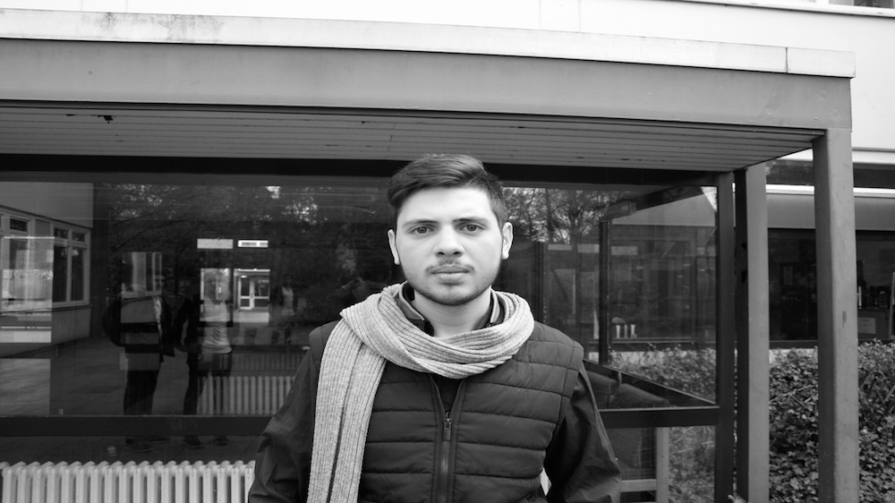 Fahed left his home in Aleppo last July, setting off for Europe alone [  Caelainn Hogan/Al Jazeera] 