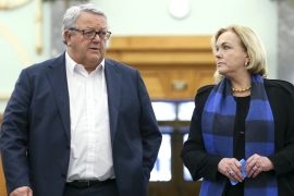 New Zealand Covid press-conference Getty images