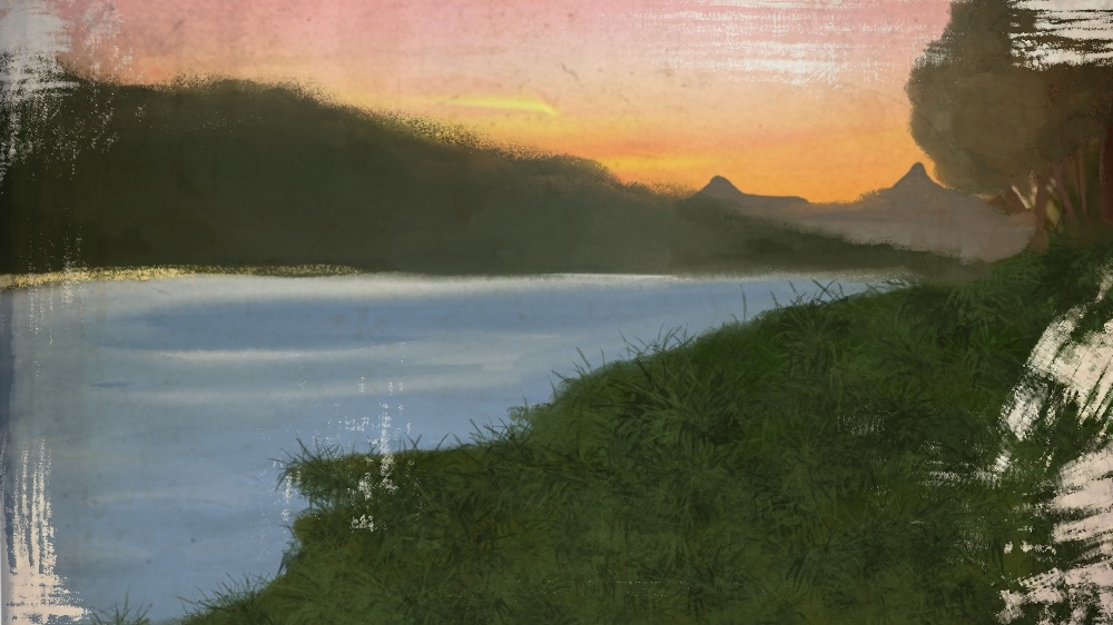 View from a dirty river - Deirdre Day