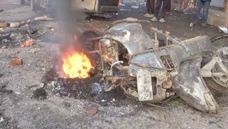 Haldwani India protest