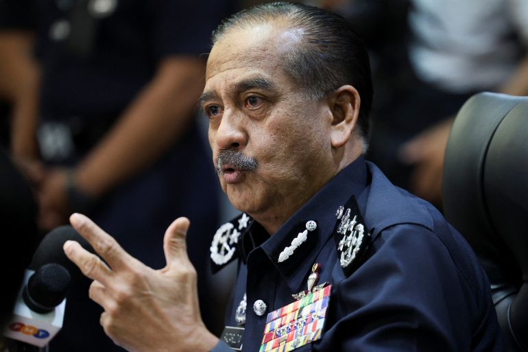Malaysian Inspector-General of Police Razarudin Husain